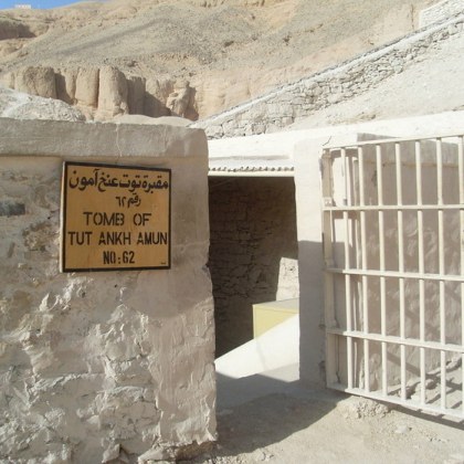 Откриването на гробницата на Тутанкамон през 1922 г е едно