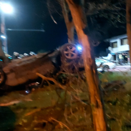 След тежка катастрофа пред входа на Многопрофилната болница за активно лечение