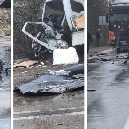 Тежък пътен инцидент е станал днес преди обед на главния