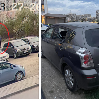 За кражба на лични вещи от автомобил паркиран в кв
