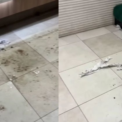 В социалните мрежи се появи клип от тоалетните на голям