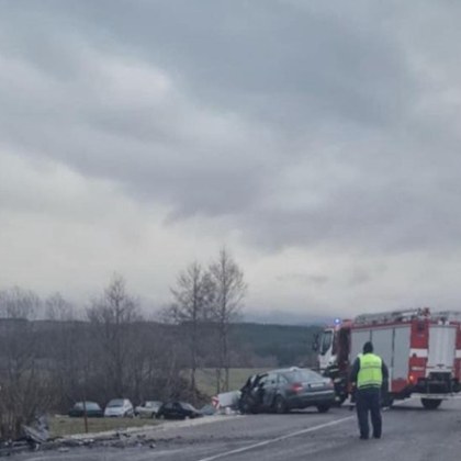 Тежка катастрофа с жертва на пътя от Банско за Добринище Инцидентът е