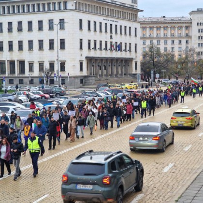 Отново национален протест срещу педофилията и домашното насилие над деца Множеството