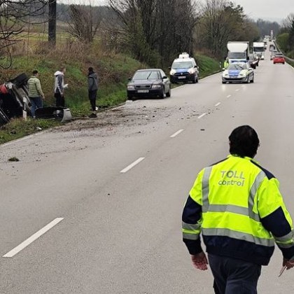 Нов пътен инцидент днес в Търновско алармират граждани Катастрофата е станало