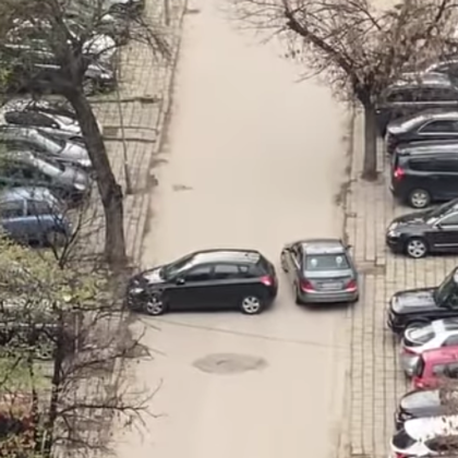 Паркирана кола оставена на свободен ход потегли и запречи пловдивска