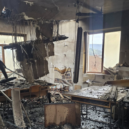 След пожара в Националната гимназия за приложни изкуства в Трявна