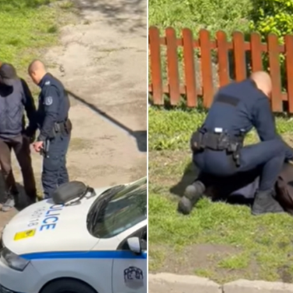 Видео от арест на мъж в Пловдив предизвика голямо внимание