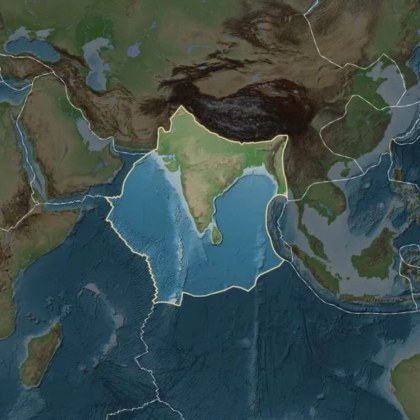 Изненадващо ново откритие предполага че индийската плоча буквално се разцепва