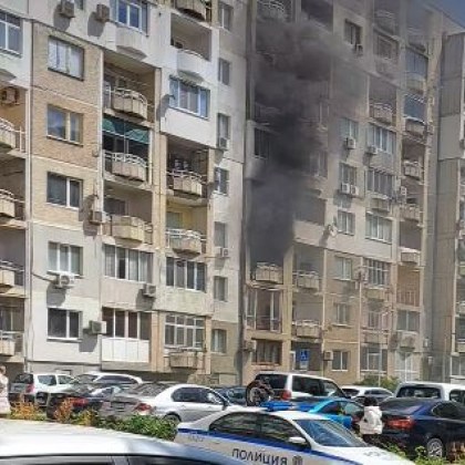 75 годишен мъж е загинал при пожар избухнал днес следобед в