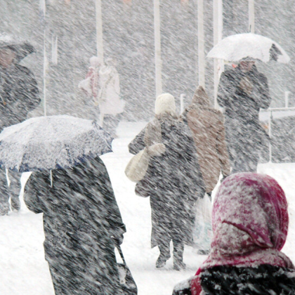 Снежна буря и силен вятър се разразиха тази вечер в силистренска и