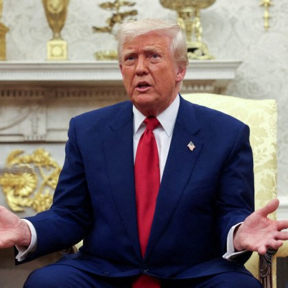 Президентът на САЩ Доналд Тръмп остави кратко изявление за Русия