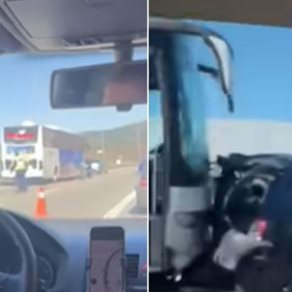 Катастрофа между автобус и две леки коли e възникнала на изхода