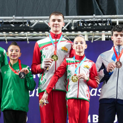 Огромен успех за България на европейското първенство по спортна акробатика