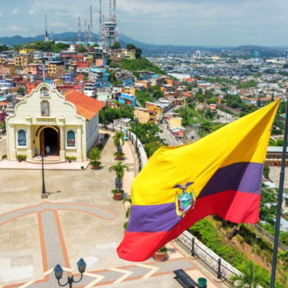 Настоящият президент на Еквадор Даниел Нобоа беше обявен за победител на втория тур