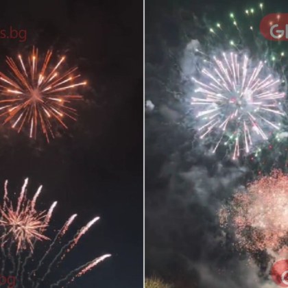 По време на празничната литургия за Възкресение Христово пред катедралния