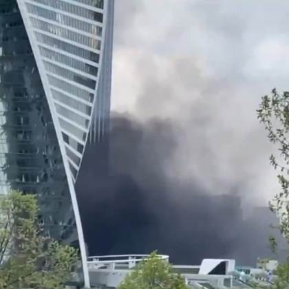 Службите в Русия са потушили пожар в търговски център в