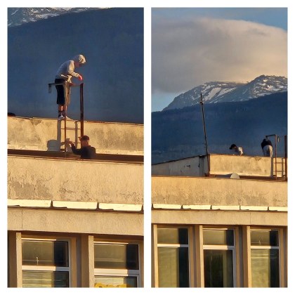 Катеренето по изоставени сгради с височина 15 20 метра снимки от