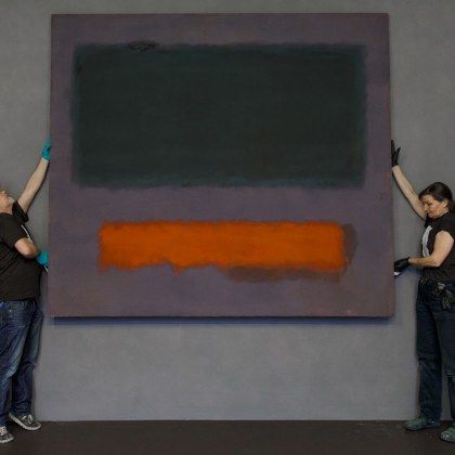 В Ротердам абстрактна картина на известния художник Марк Ротко оценявана