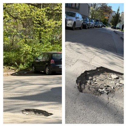 Някъде из софийския квартал Младост 1 между блокове 18 и