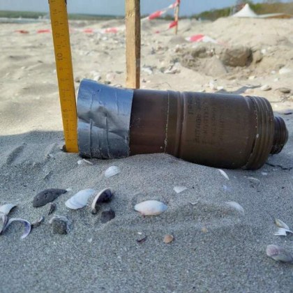 Откриха бойна граната в Приморско Тя е била намерене при