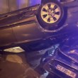 Катастрофа в Стара Загора на познато място: Млад шофьор с БМВ се преобърна върху автомобил