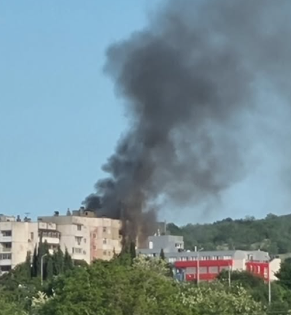 Пожар гори в Стара Загора