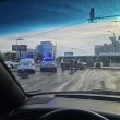 Кола се блъсна в автобус в София СНИМКА