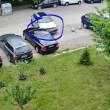Водач с джип блъсна кола в София, огледа щетите и продължи ВИДЕО+СНИМКИ