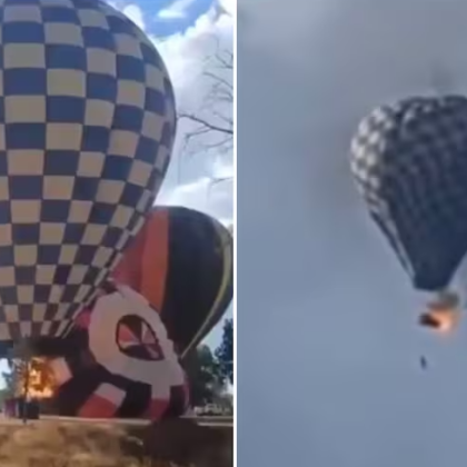 Един човек е загинал в неделя 11 май след като балон с