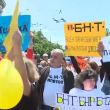 Протест на работещите в БНТ, БНР и БТА