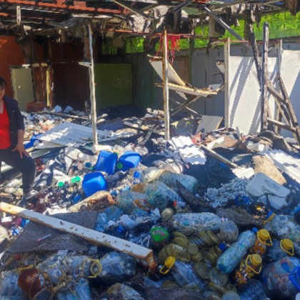 Голямо количество опасни отпадъци включително и използвани медицински консумативи са