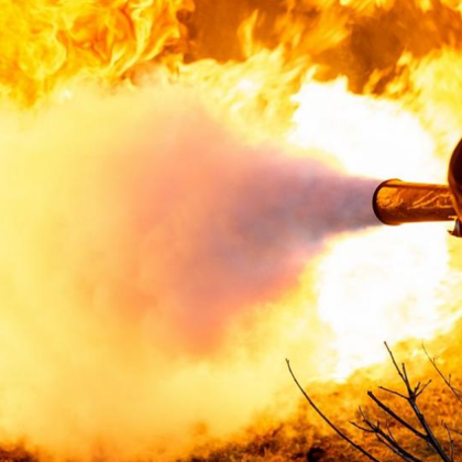 Мъж бе задържан по подозрение за умишлено предизвикан пожар Сигналът