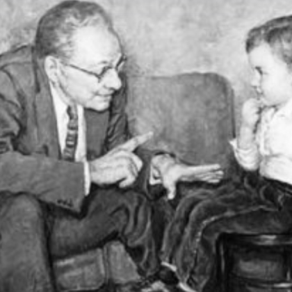 Теорията за диагнозагоничния произход на заекването предложена първоначално от Уендъл