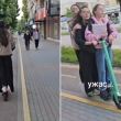 Три девойки на една тротинетка: Клип от Варна предизвика възмущение в мрежата
