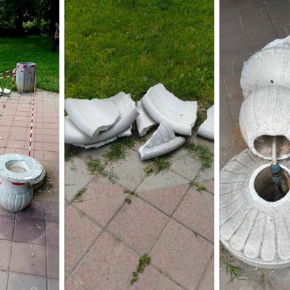 Общинското предприятие публикува снимки от паркови зони в града придружени