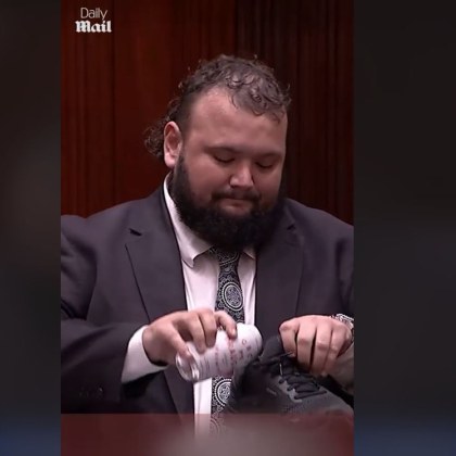 Депутат от Лейбъристката партия в Западна Австралия с прическа мулет