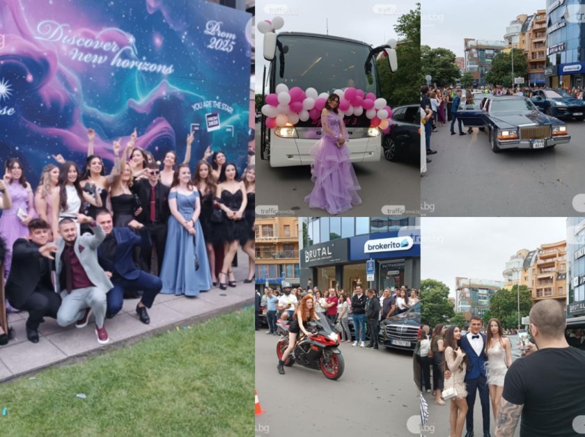 От мотор до 50-местен автобус: Абитуриентите от три пловдивски училища блестят СНИМКИ