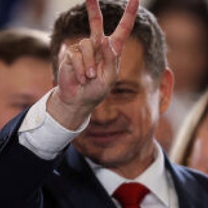 Полският кандидат за президент от партията Право и справедливост Карол