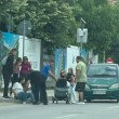 Автомобил блъсна майка с детска количка в Пловдив СНИМКИ