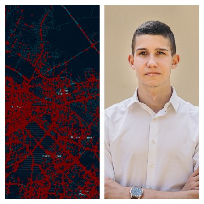 Мартин 18 годишен ученик от 127 СУ Иван Николаевич Денкоглу в