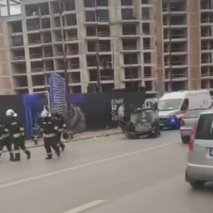 Тежък пътен инцидент е станал този следобед в столицата съобщават