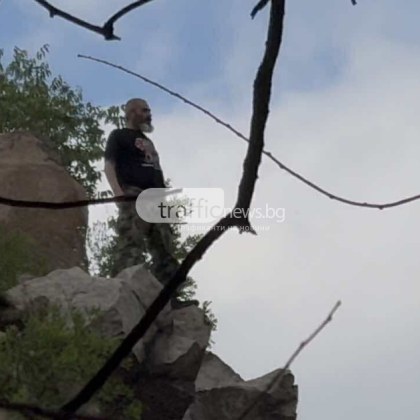42 годишният пловдивчанин Пейо който вчера заплаши да се хвърли от
