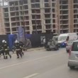 Кола се обърна по таван в София! Пристигнаха медици и огнеборци ВИДЕО+СНИМКИ