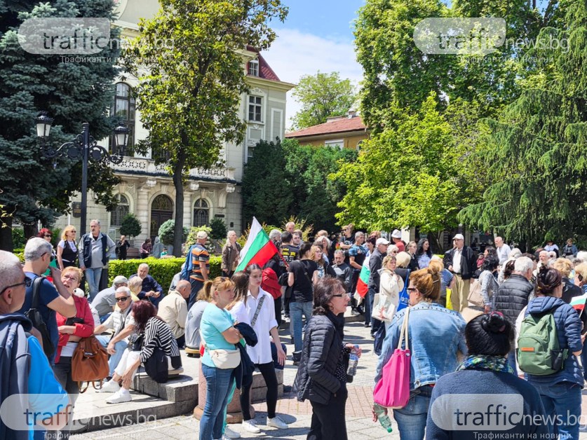 Протестиращи срещу еврото в Пловдив: Българският лев е не просто парична единица