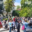 Протестиращи срещу еврото в Пловдив: Българският лев е не просто парична единица