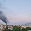 Черен дим се издига над Пазарджик СНИМКИ