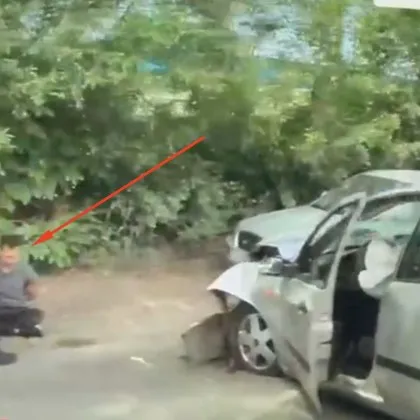 Катастрофа с ранени в София, задържаха мъж заради неадекватно поведение СНИМКА