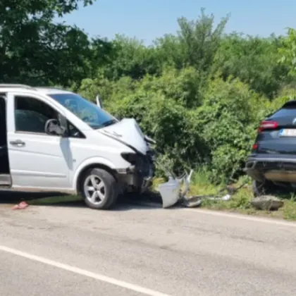 При катастрофата възникнала днес на пътя Червен бряг Чомаковци