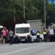 Челен сблъсък с патрулка в София СНИМКИ