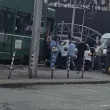 Трамвай и кола се блъснаха в София СНИМКИ
